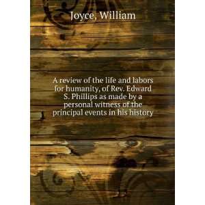   the principal events in his history William Joyce  Books