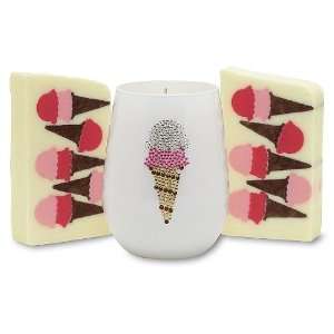  Primal Elements Icon Candle and Soap Duo   Ice Cream 