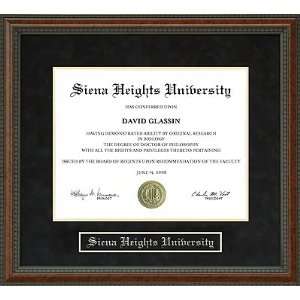  Siena Heights University Diploma Frame