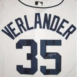  Justin Verlander Autographed Authentic Home Jersey Sports 