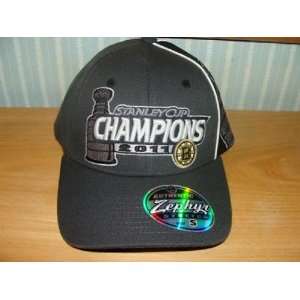  Zephyr Boston Bruins Cup Champs Flex Fit Cap Hat M/L   Men 
