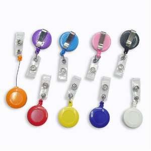  Badge Reels Id Holder 9 Pieces   1 of Each Color 