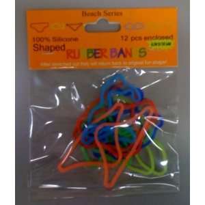  *BEACH* Glow Shaped Silly Rubber Bandz Toys & Games