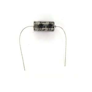   Capacitor (IC) 22uF 100v Axial Electrolytic TTAM 