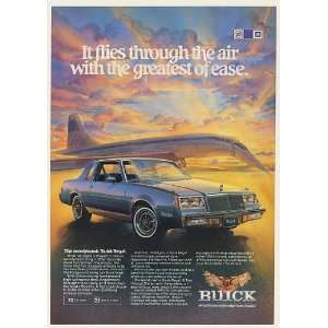 1981 Buick Regal Limited Coupe Concorde Aircraft Print Ad 