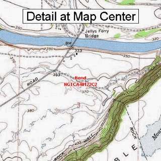 USGS Topographic Quadrangle Map   Bend, California (Folded 