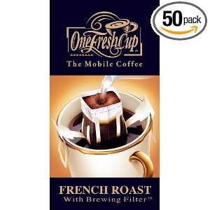 One Fresh Cup French Roast (Pack of 50)  Grocery & Gourmet 