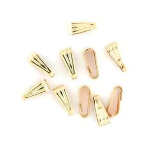  8mm Gold Filled Snap Bail   Pack Of 10 Arts, Crafts 