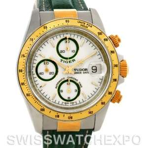Tudor Tiger Woods Chronograph Steel and 18 Yellow gold 79263  