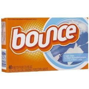  Bounce Dryer Sheets Clean Linen Scent   40 Ct/pack, 12 