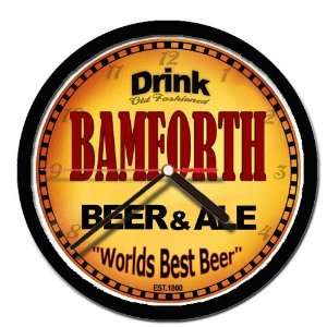  BAMFORTH beer and ale cerveza wall clock 