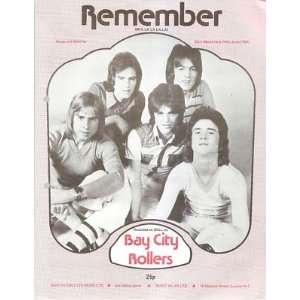 Sheet Music Remember Bay City Rollers 179 