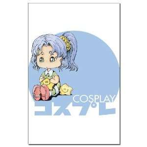  CosPlay Blue Anime Mini Poster Print by  Patio 