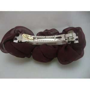  NEW Brown Triple Rose Bud Hair Flower Clip, Limited 