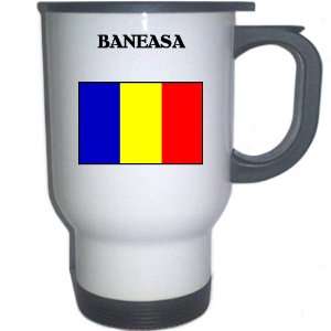  Romania   BANEASA White Stainless Steel Mug Everything 