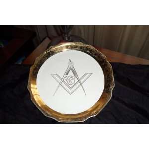  Masonic 22k Gold Trimed Collector Plate [used] Everything 