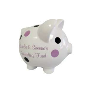  Personalized Wedding Fund Piggy Bank Toys & Games