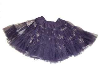   purple plum tulle layer chandelier Troon pixel skirt SZ 4 104  