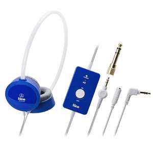 NEW audio technica iico headphone for Kids ATH K101 BL  