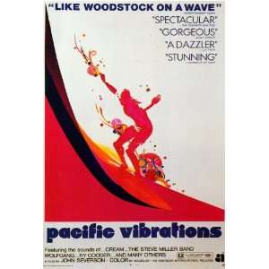  Pacific Vibrations (1970) 27 x 40 Movie Poster Style A 