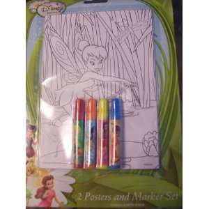   Fairies ~ 2 Posters and Marker Set Tri Coastal Design Toys & Games
