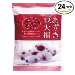 Royal Family Mochi, Red Bean, 4.2 Ounce (Pack of 24)  