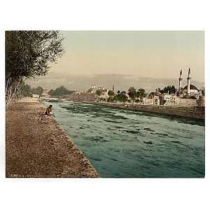  The stream of Barada,Damascus,Holy Land,(i.e. Syria)