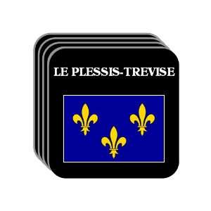 Ile de France   LE PLESSIS TREVISE Set of 4 Mini Mousepad Coasters