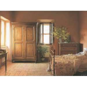  Tuscan Bedroom   Darren Baker 12x16 CANVAS