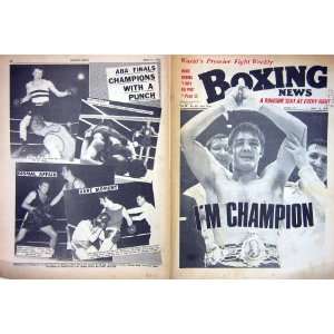  BOXING 1970 IMRIE COLE TREACY STACK GOODWIN FAMECHON