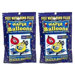  400 Water Bomb Balloons w/ Hose Filler Attachments Toys 