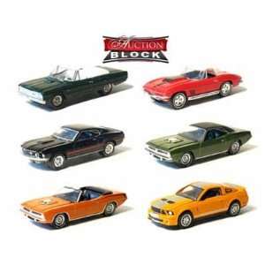  Set of 6 Barrett Jackson Auction Block 1/64 Series 1 Toys 