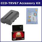 Sony CCD TRV67 camcorder Accessory Kit By Synergy, Tape/ Media 