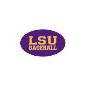  DECAL A LSU BASEBALL IN OVAL   5 x 3.1 Sports 