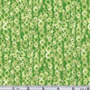   Effects Bubble Stripe Green Fabric By The Yard Arts, Crafts & Sewing