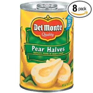 Del Monte Pear Halves Bartlett Pears in Heavy Syrup, 15.25 Ounce (Pack 