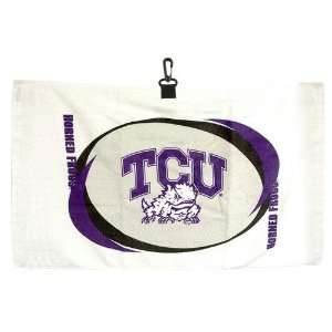  Texas Christian Horned Frogs NCAA Printed Hemmed Towel 