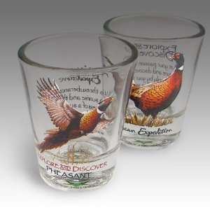  Pheasant Shot Glass Set