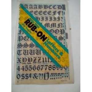  Quik Stik, 753, Rub On, Dry Transfer, Letters & Numbers, 3 