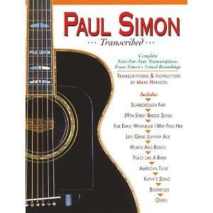  Paul Simon   Transcribed   Guitar Songbook   TAB Musical 