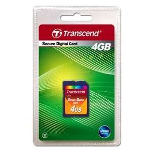  4 Transcend 4GB SD Cards Electronics