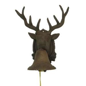  Large CAST IRON Deer Head Bell 