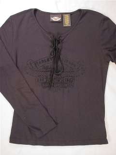 HARLEY DAVIDSON LongSleeved T Shirt (Womens Medium)  