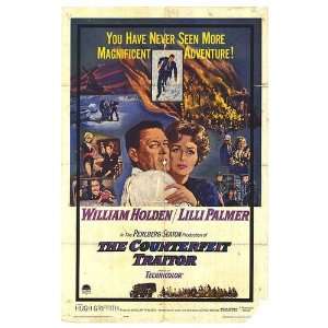  Counterfeit Traitor Original Movie Poster, 27 x 41 (1962 