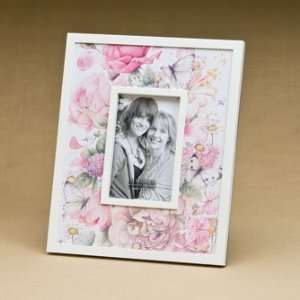  Marjolein Bastin White Floral Frame   4 x 6