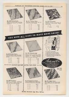   Aristo Mat Asbestos Range Counter Mats Trade Print Ad