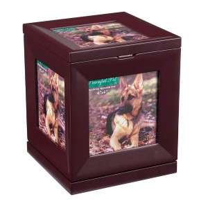 Peaceful Pet Dog/Cat Revolving Memorial Box 7x5x5.5  