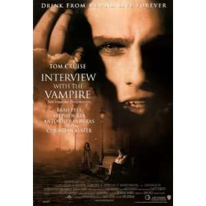 Movie Posters 26.75W by 38.75H  Interview With The Vampire CANVAS 