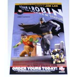 2006 Jim Lee Batman and Robin the Boy Wonder DC Direct Statue 17 by 11 