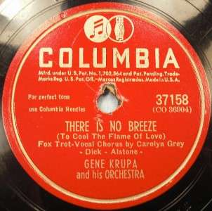 Lot of Two 78 RPM Records Gene Krupa & Gene Autry (O)  